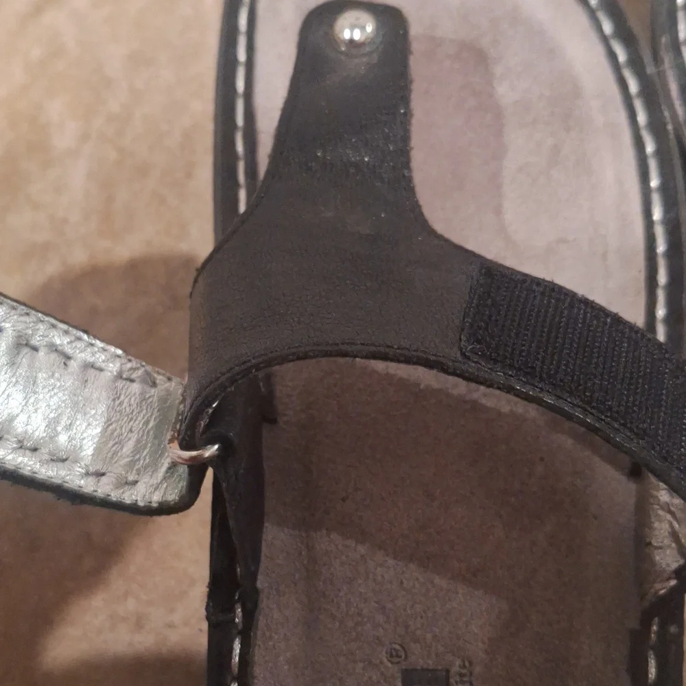 Alegria CAR 653 Black EMBELLISHED SANDALS. 39/ 8.5 - Picture 7 of 8